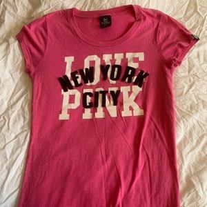 VS PINK NYC Crew Neck Short Sleeve T-Shirt